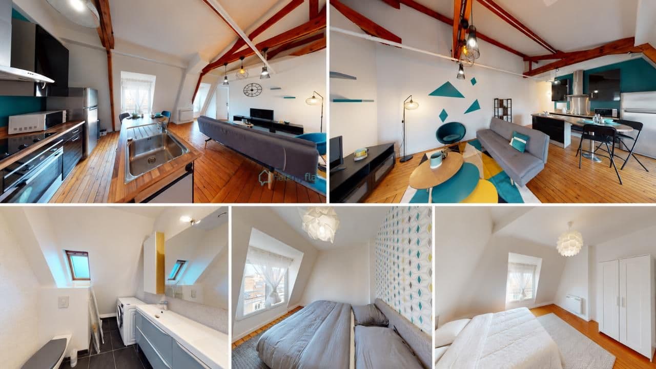 Appartement meublé - T3 - Avenue Jean Jaurès à louer