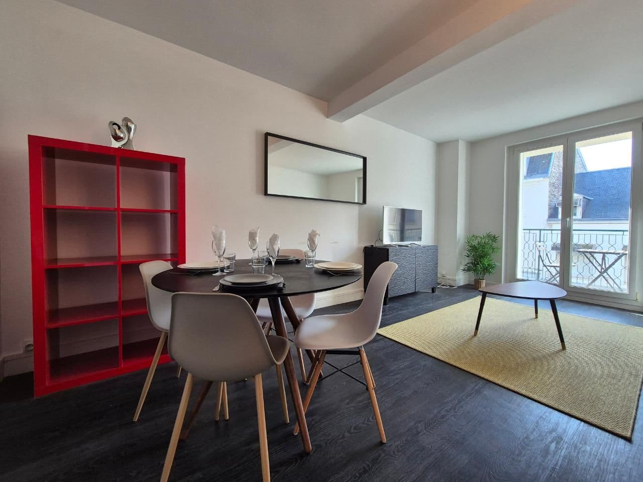 Appartement meublé - T3 - Rue de Vesle à louer