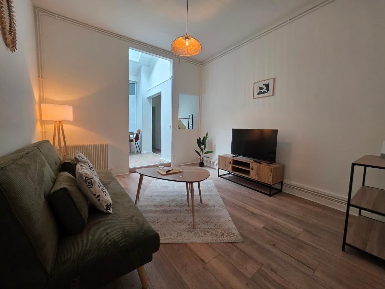 Appartement meublé - T3 - Rue de Vesle à louer