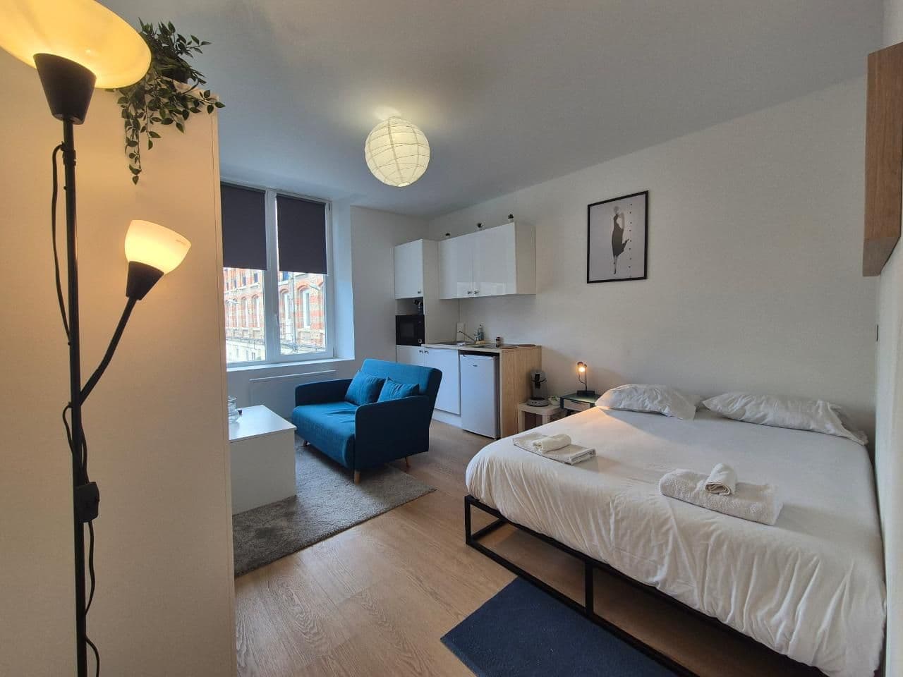 Studio meublé - Rue Ponsardin à louer