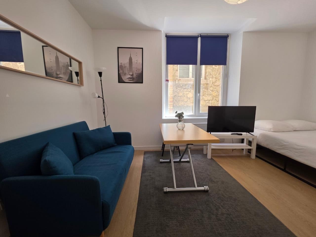 Studio meublé - T1 - Rue Ponsardin à louer